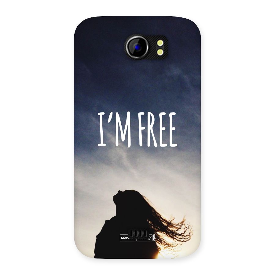I m Free Back Case for Micromax Canvas 2 A110