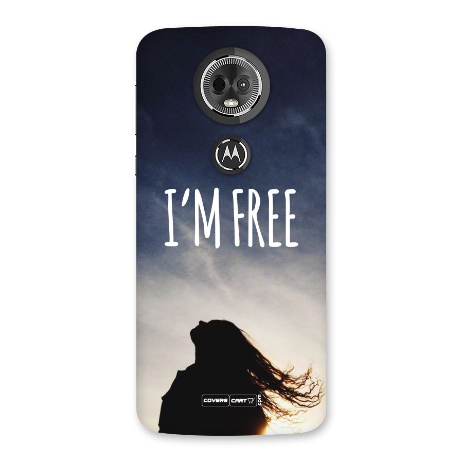 I m Free Back Case for Moto E5 Plus