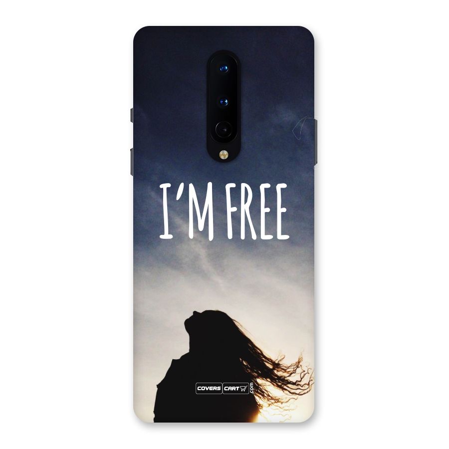 I m Free Back Case for OnePlus 8