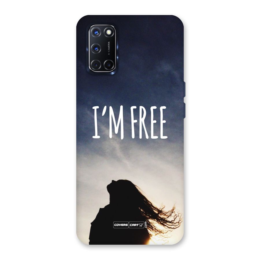 I m Free Back Case for Oppo A52