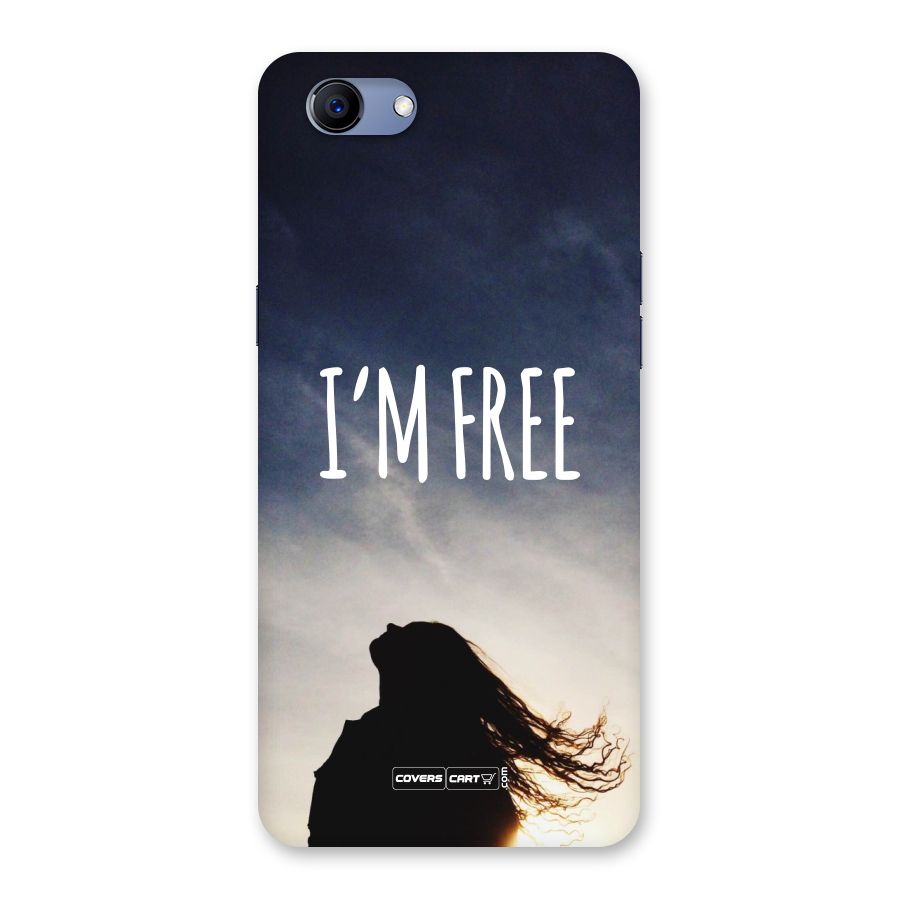I m Free Back Case for Oppo Realme 1
