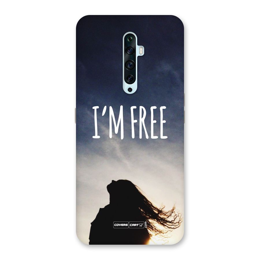 I m Free Back Case for Oppo Reno2 Z