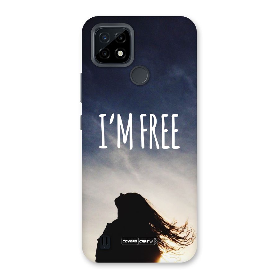 I m Free Back Case for Realme C21