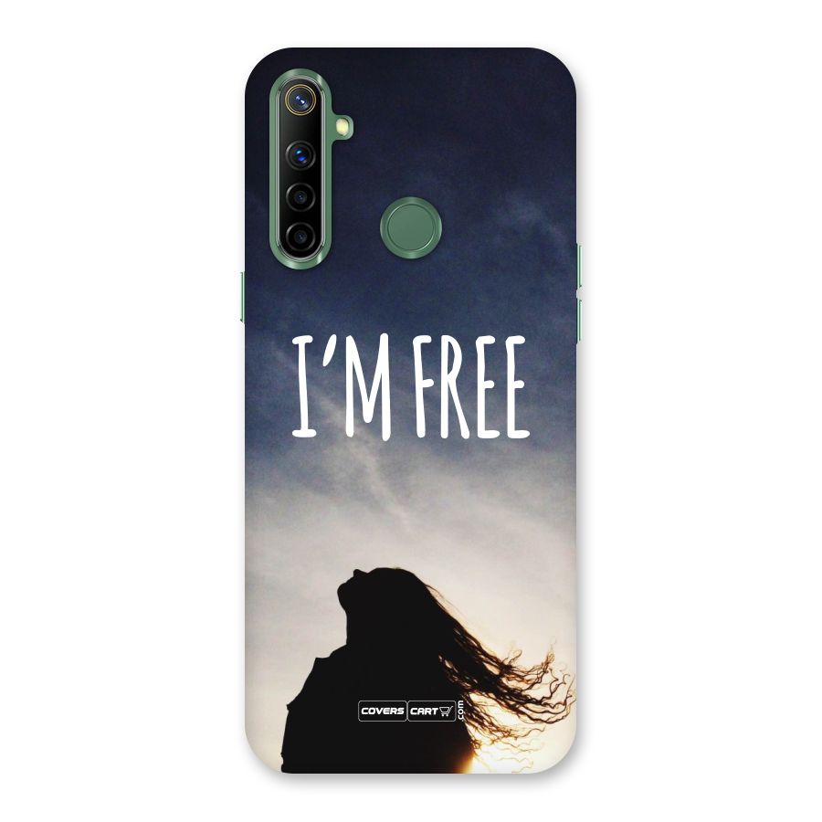 I m Free Back Case for Realme Narzo 10