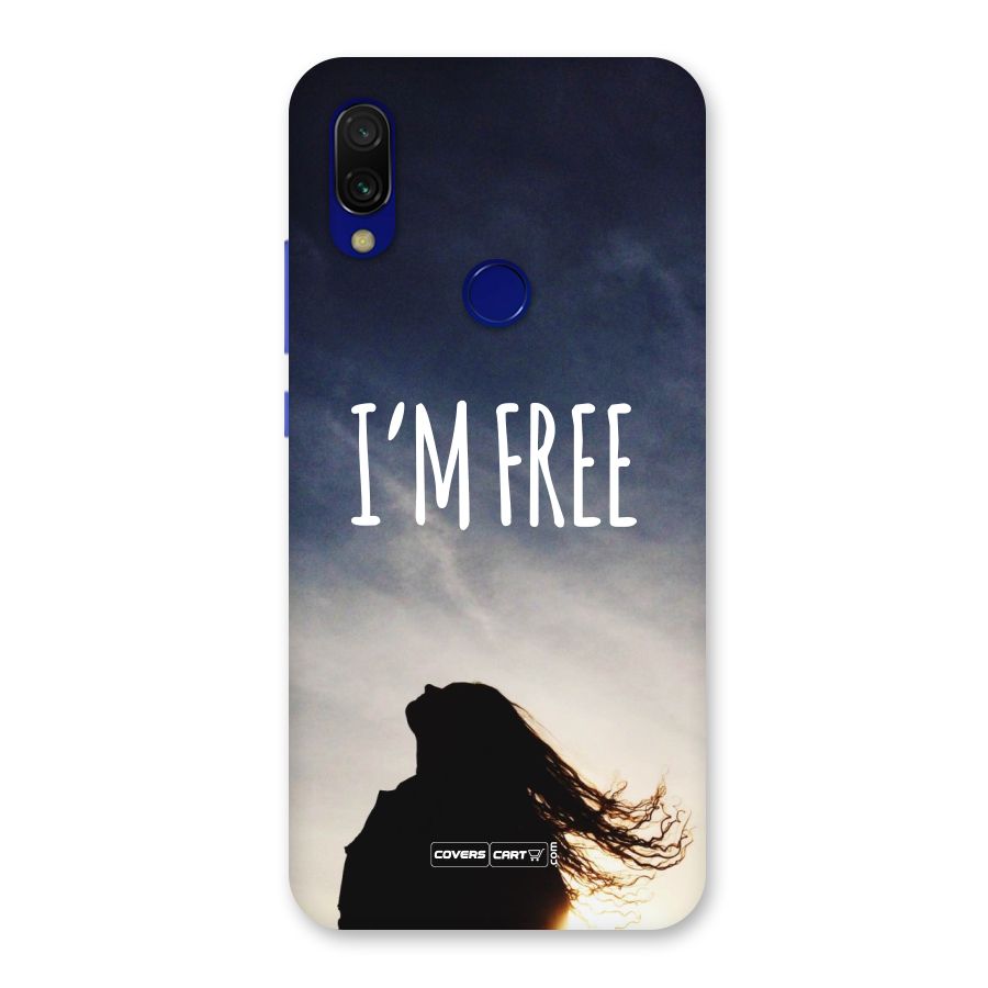 I m Free Back Case for Redmi 7