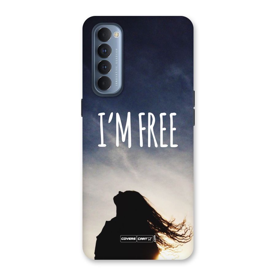 I m Free Back Case for Reno4 Pro