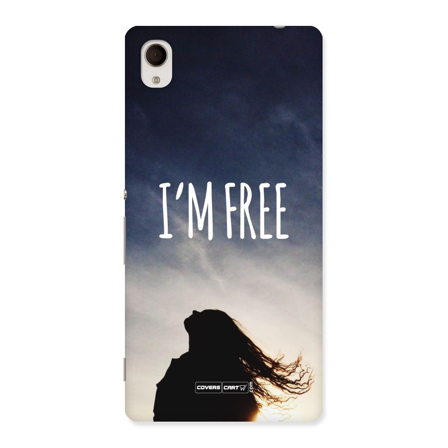 I m Free Back Case for Sony Xperia M4
