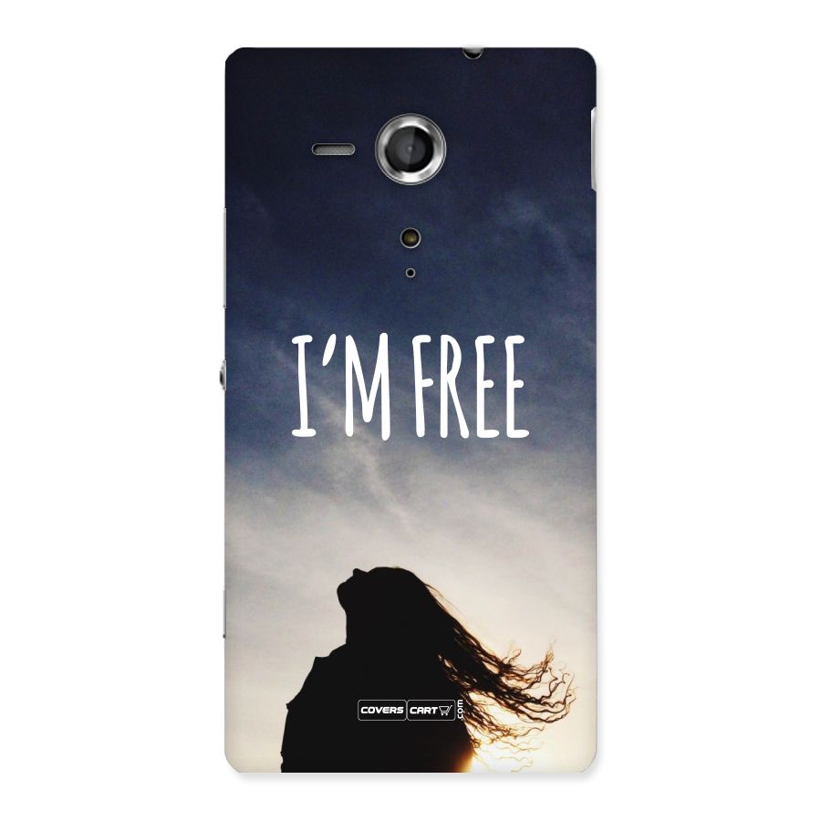 I m Free Back Case for Sony Xperia SP