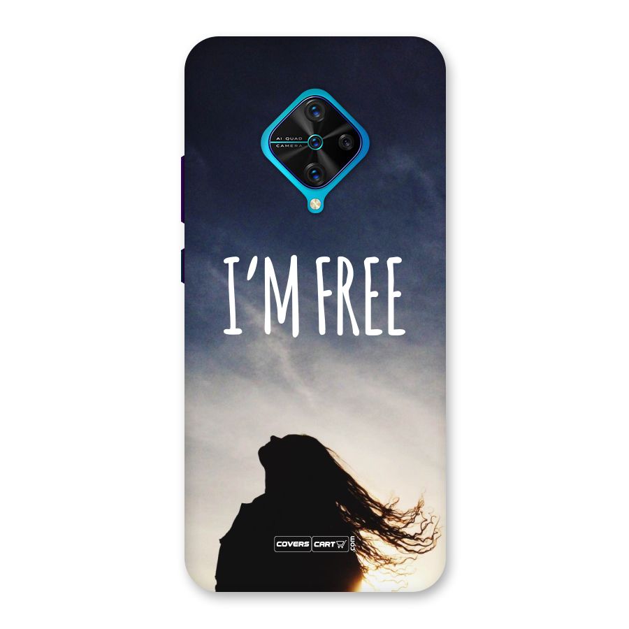 I m Free Back Case for Vivo S1 Pro