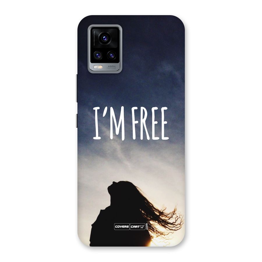 I m Free Back Case for Vivo V20