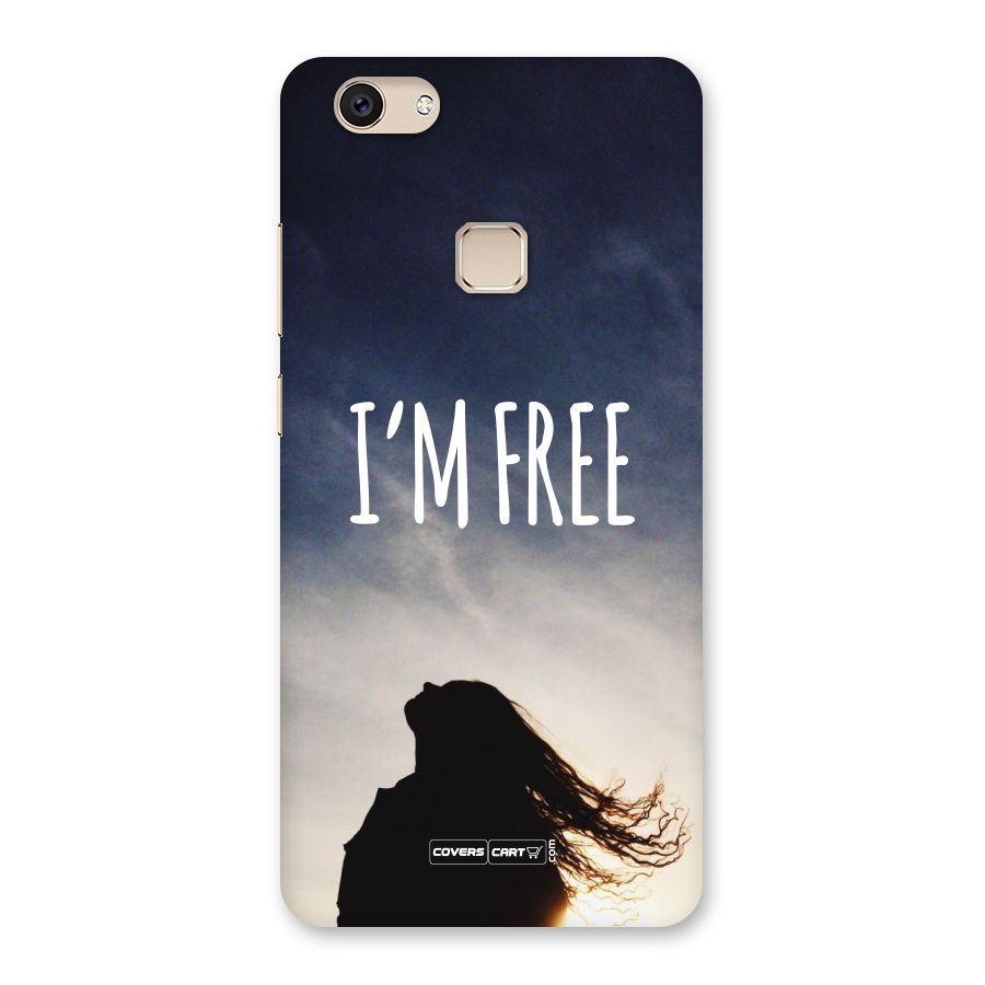 I m Free Back Case for Vivo V7