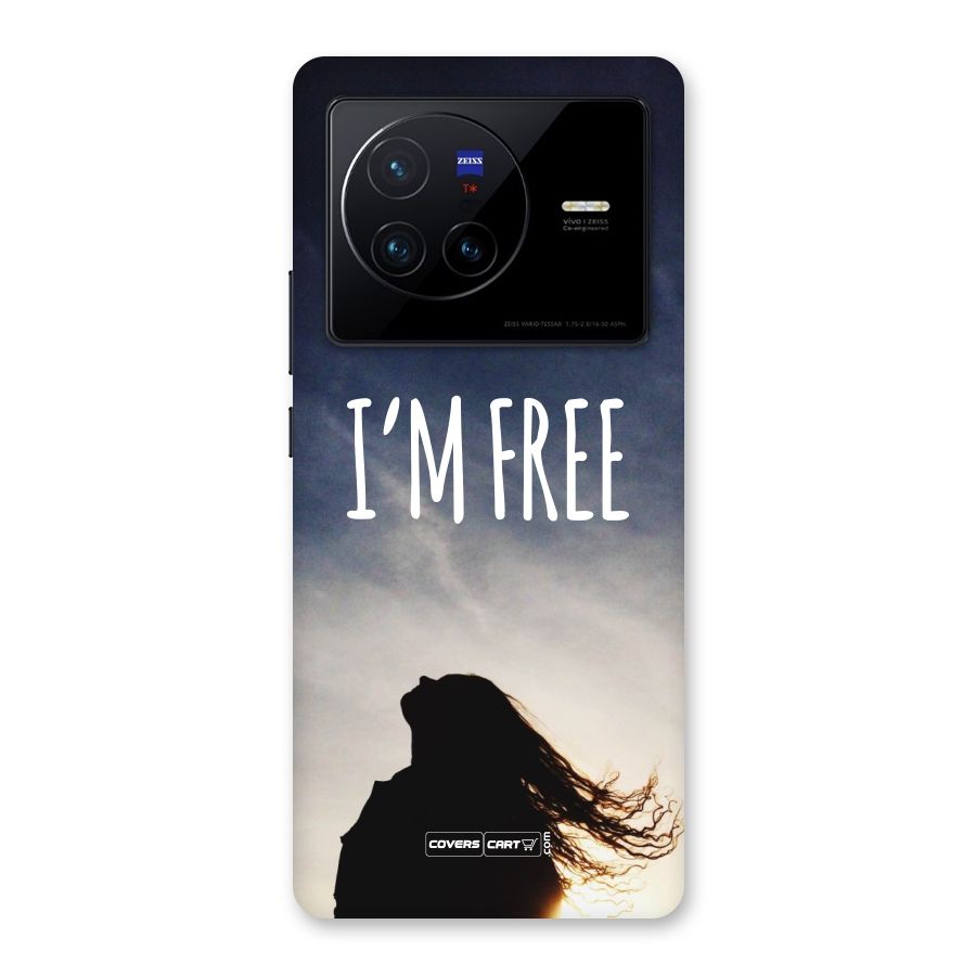 I m Free Back Case for Vivo X80