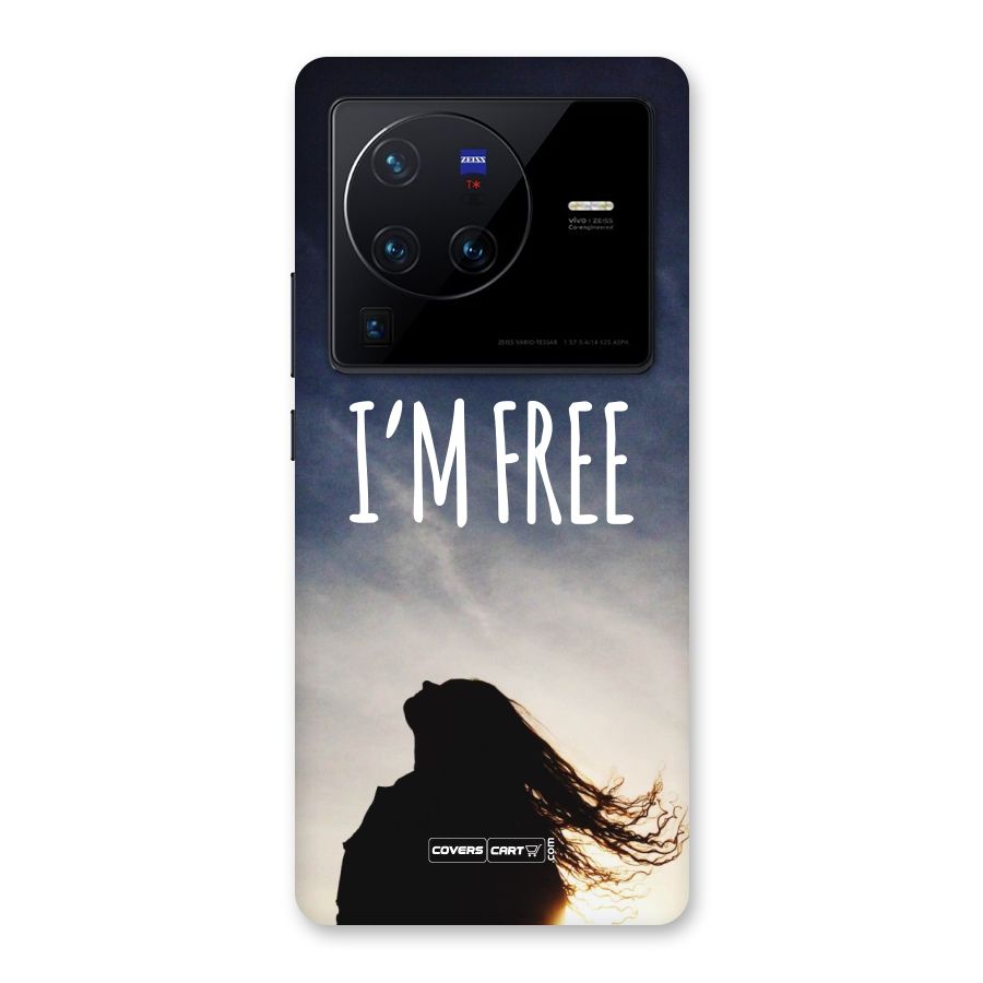 I m Free Back Case for Vivo X80 Pro