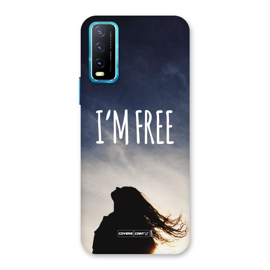 I m Free Back Case for Vivo Y20G