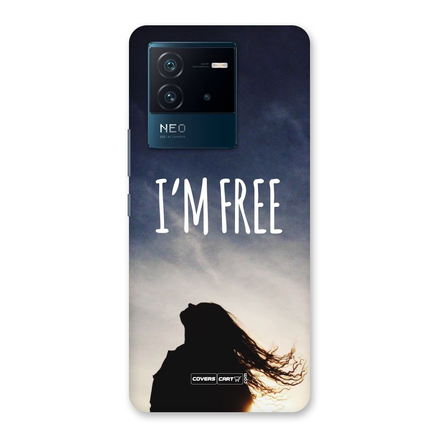 I m Free Back Case for Vivo iQOO Neo 6 5G