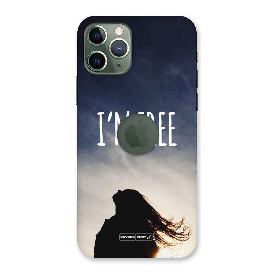 I m Free Back Case for iPhone 11 Pro Logo  Cut