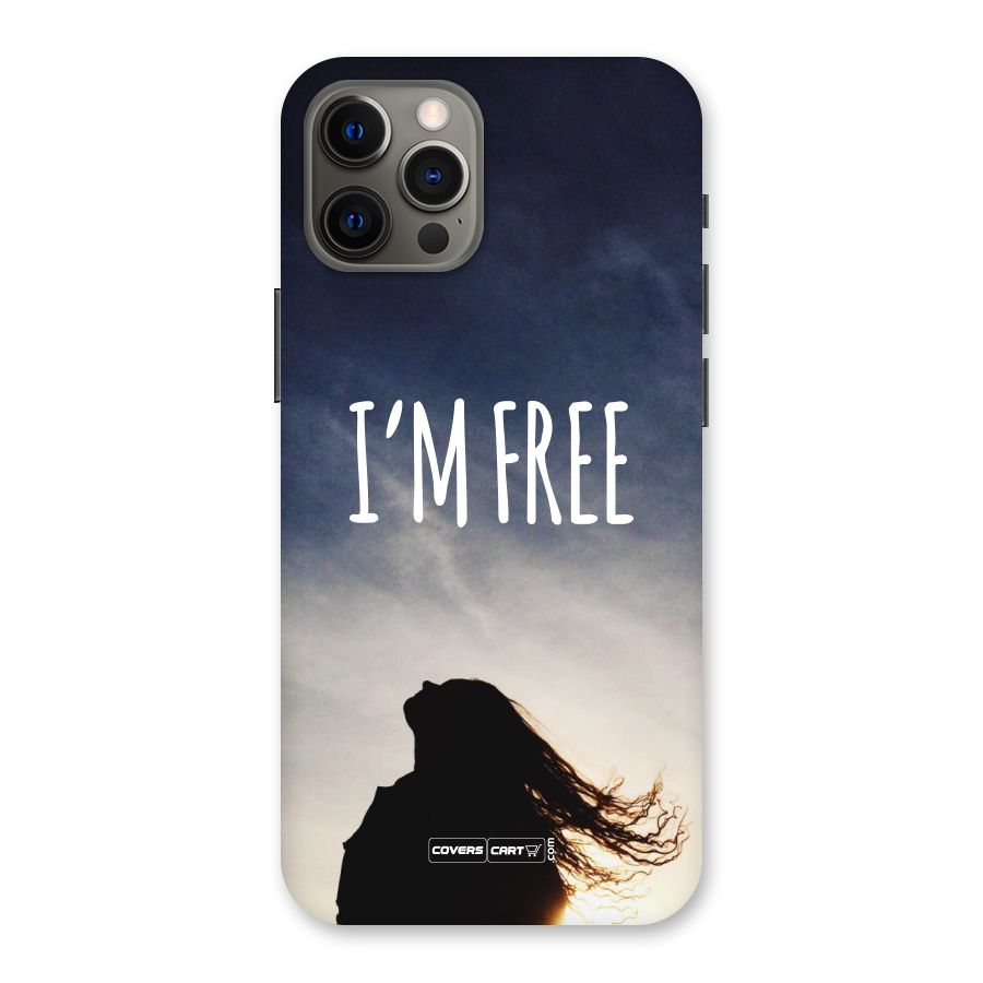 I m Free Back Case for iPhone 12 Pro Max