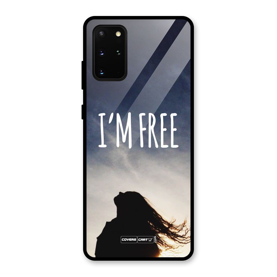 I m Free Glass Back Case for Galaxy S20 Plus