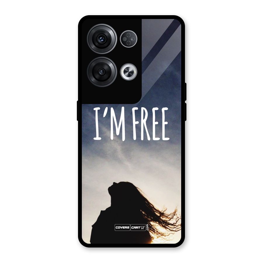 I m Free Glass Back Case for Oppo Reno8 Pro 5G