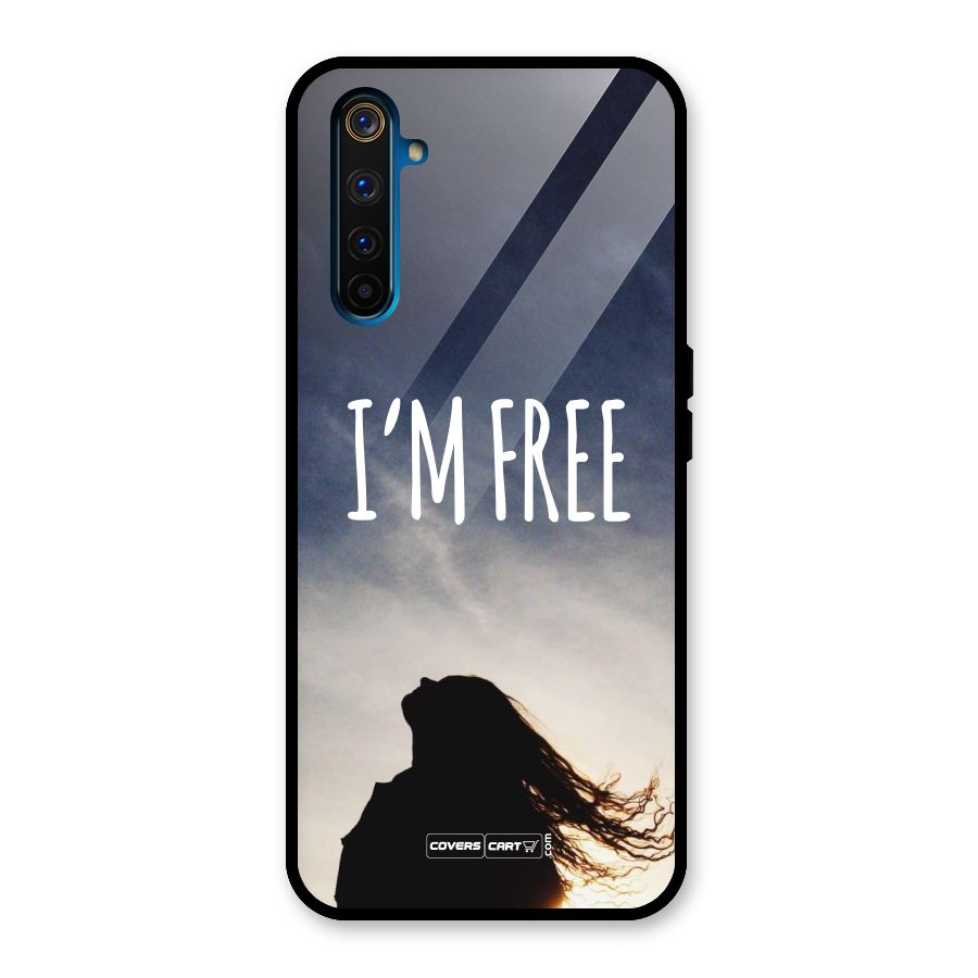 I m Free Glass Back Case for Realme 6 Pro