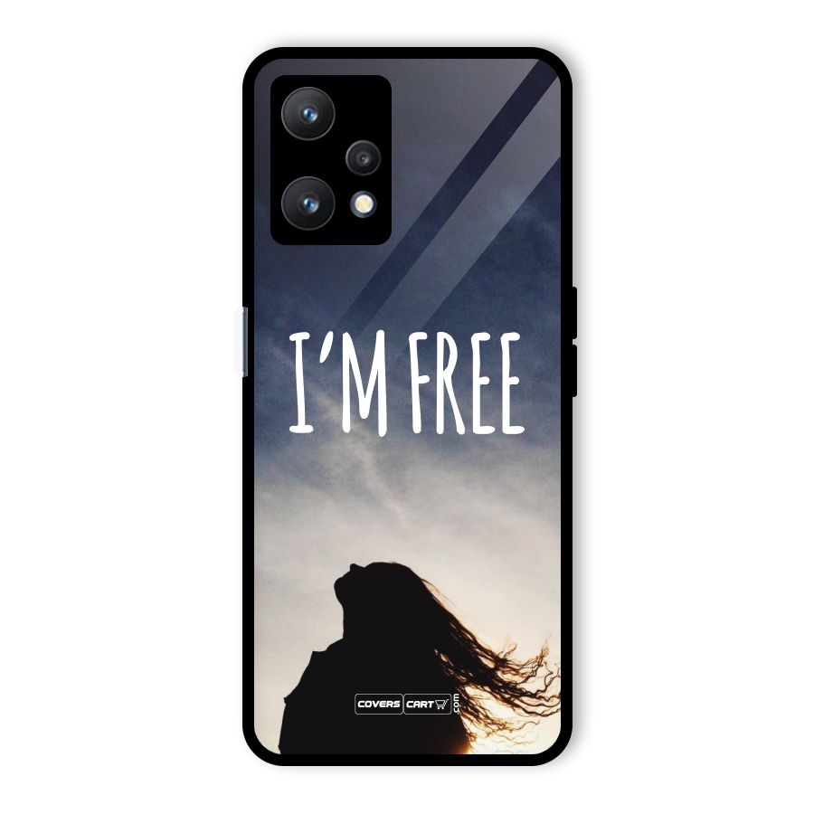 I m Free Glass Back Case for Realme 9 Pro 5G