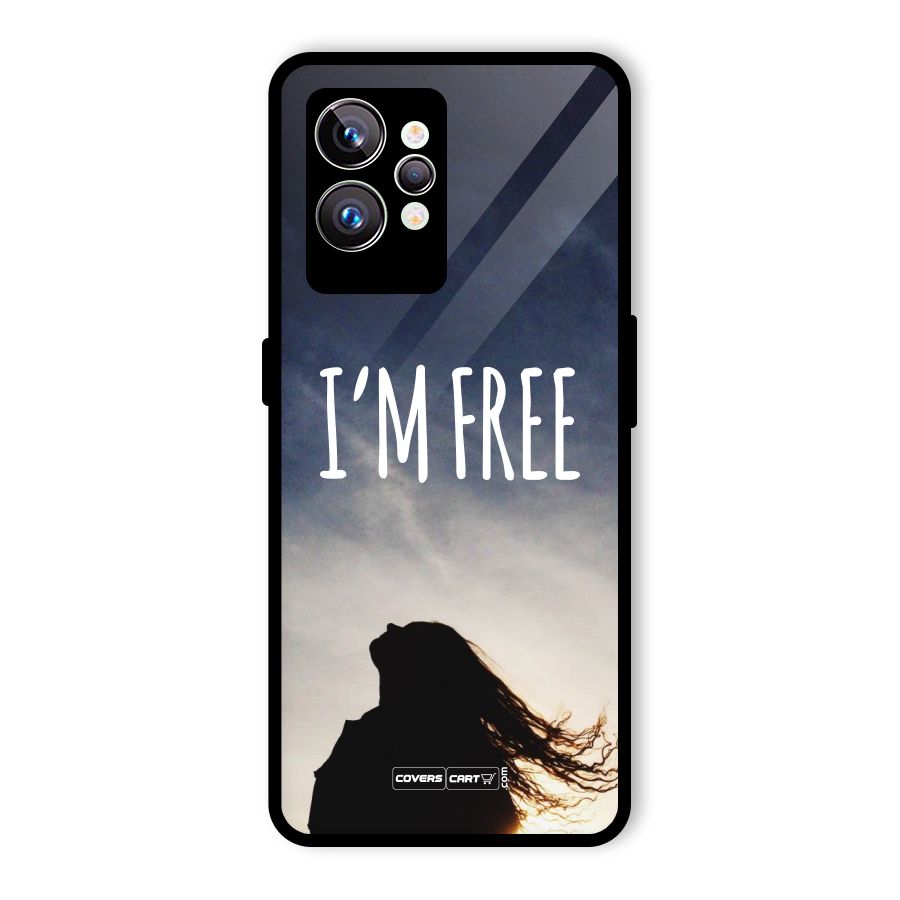 I m Free Glass Back Case for Realme GT2 Pro