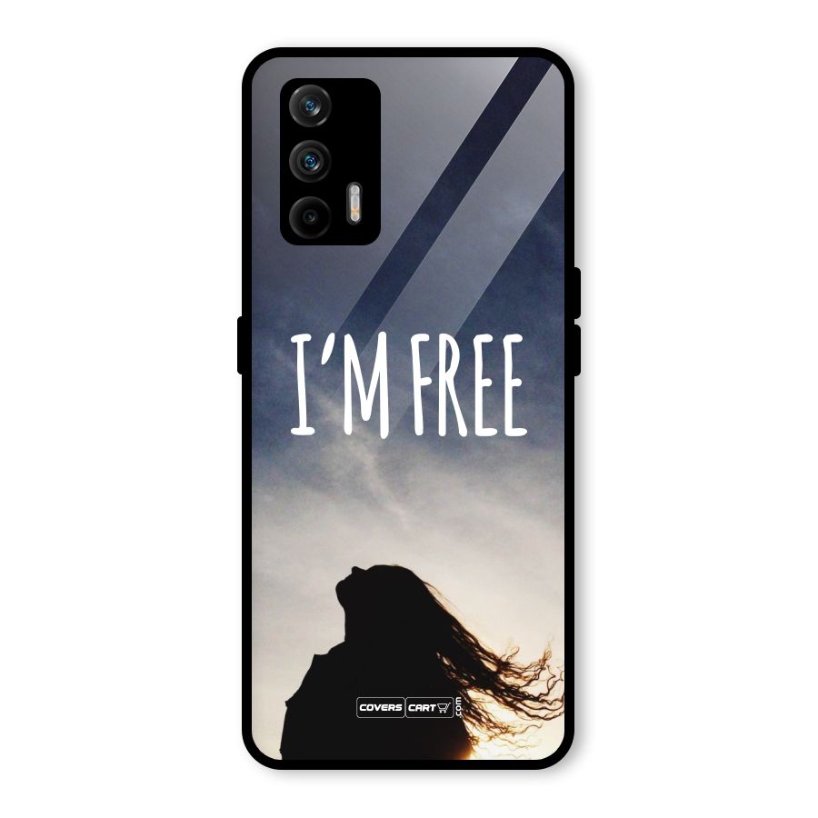 I m Free Glass Back Case for Realme GT 5G