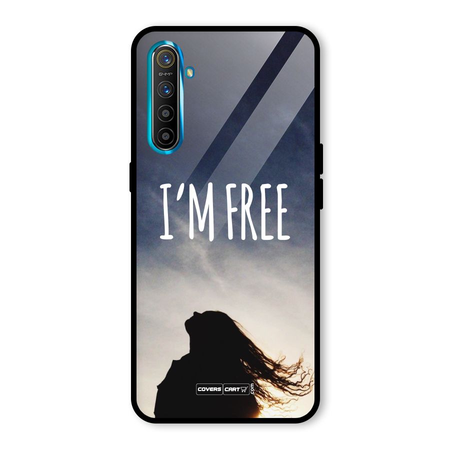I m Free Glass Back Case for Realme XT