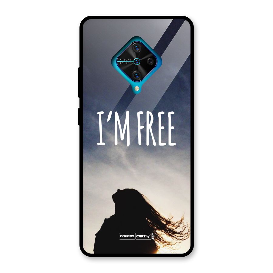I m Free Glass Back Case for Vivo S1 Pro