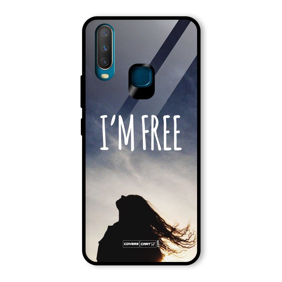 I m Free Glass Back Case for Vivo U10