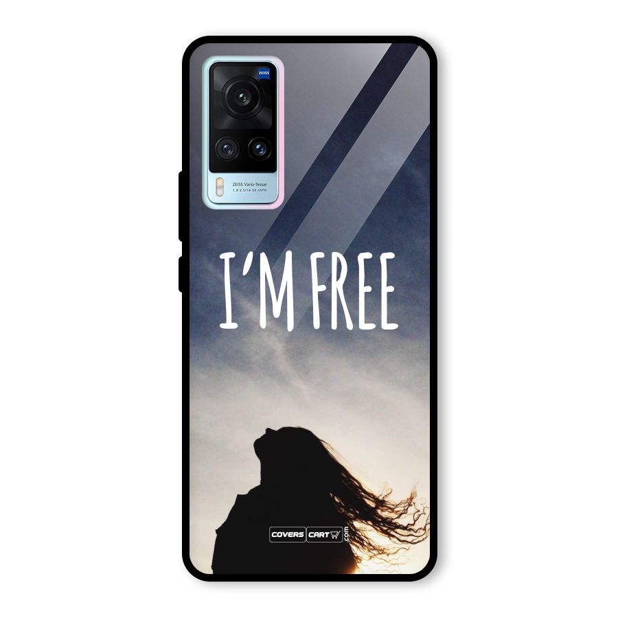 I m Free Glass Back Case for Vivo X60