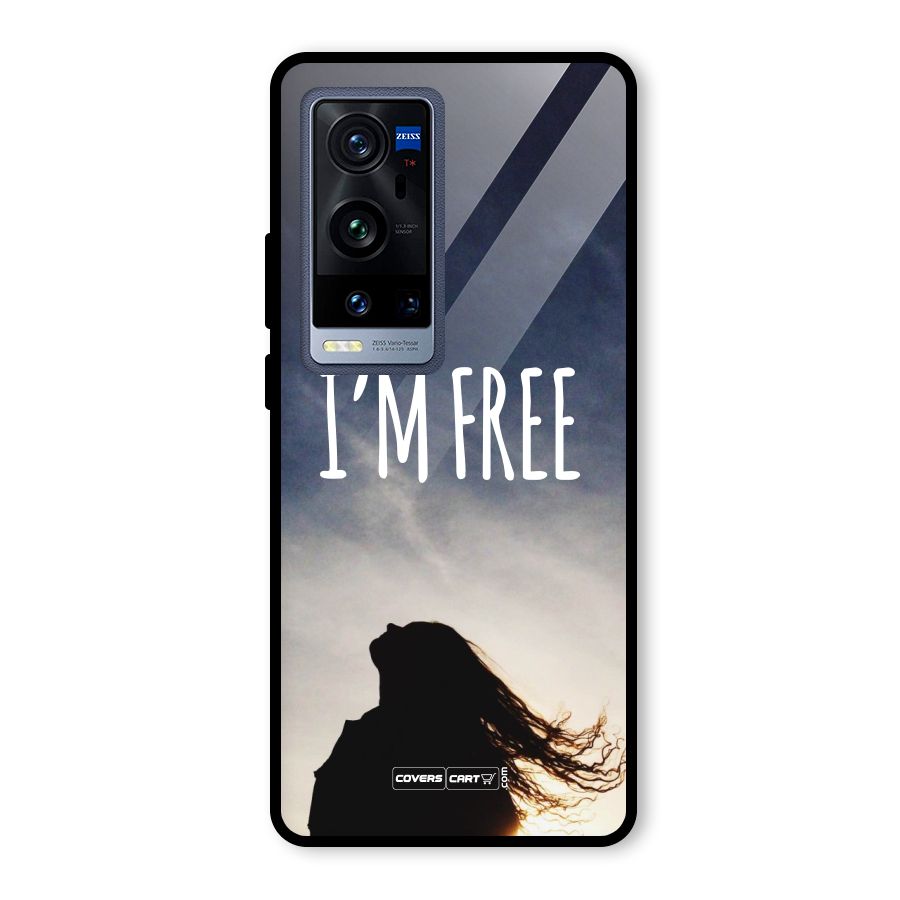 I m Free Glass Back Case for Vivo X60 Pro Plus
