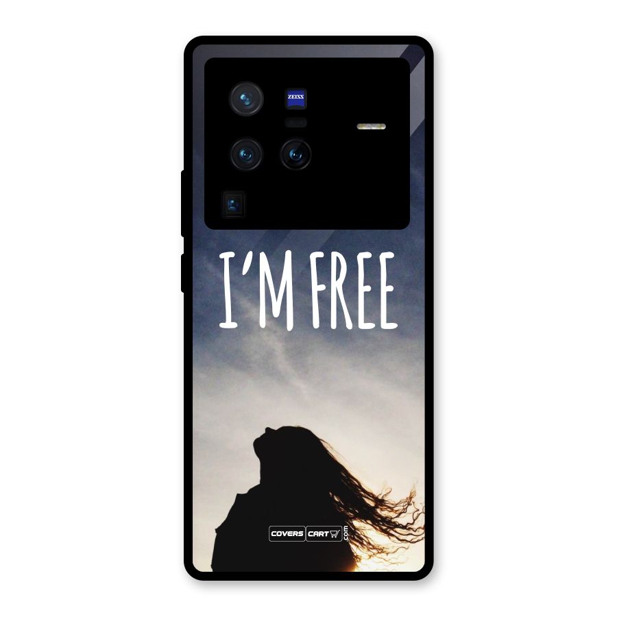 I m Free Glass Back Case for Vivo X80 Pro