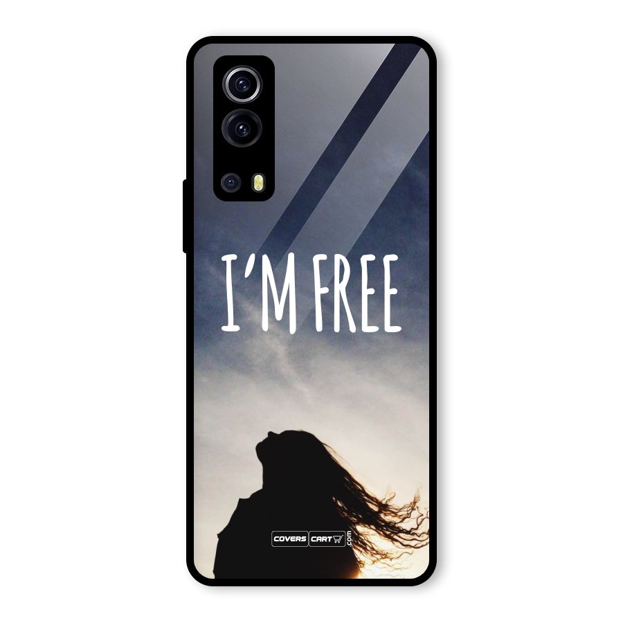 I m Free Glass Back Case for Vivo iQOO Z3
