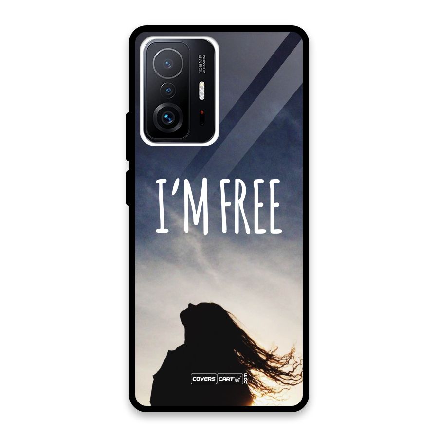 I m Free Glass Back Case for Xiaomi 11T Pro