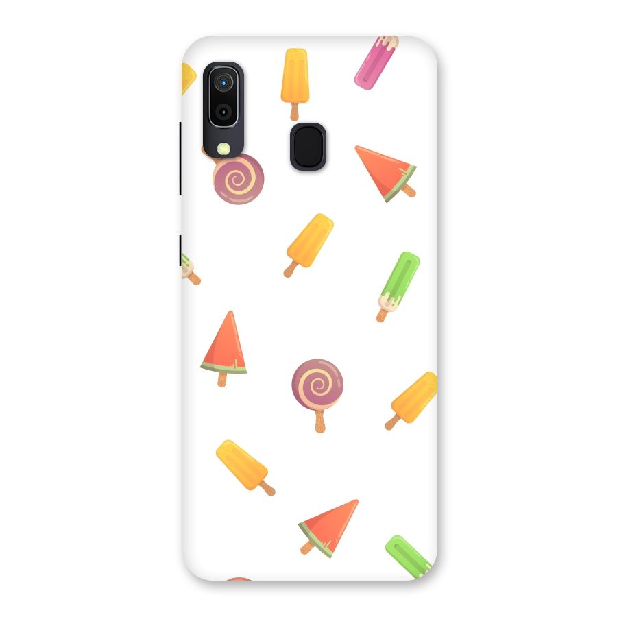 Ice Cream Colors Back Case for Galaxy A30