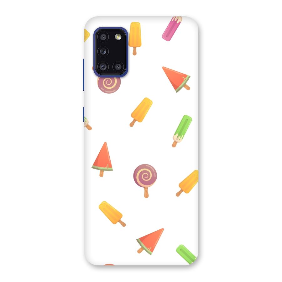 Ice Cream Colors Back Case for Galaxy A31