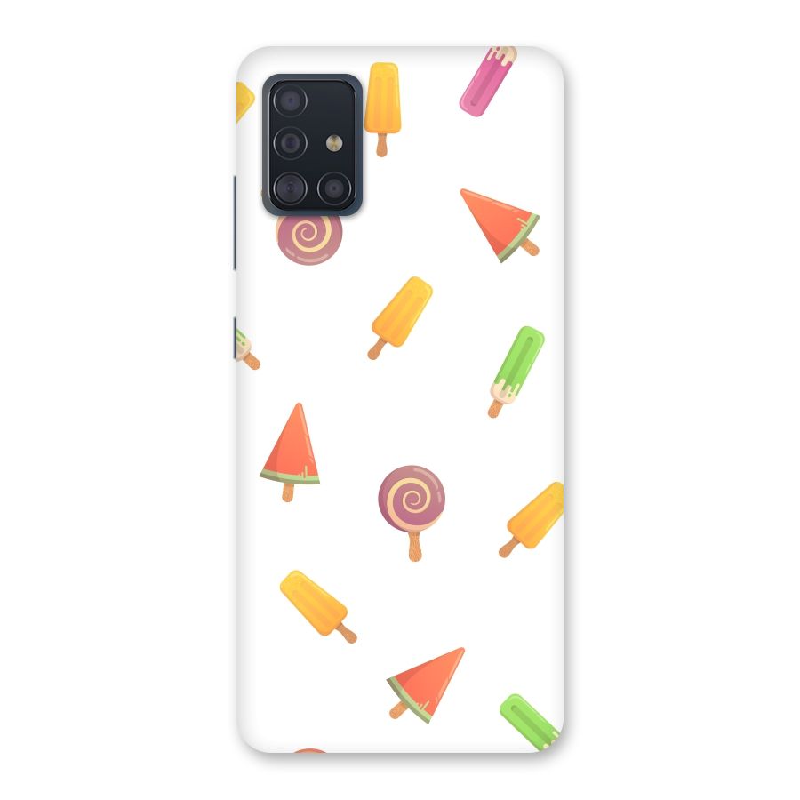 Ice Cream Colors Back Case for Galaxy A51