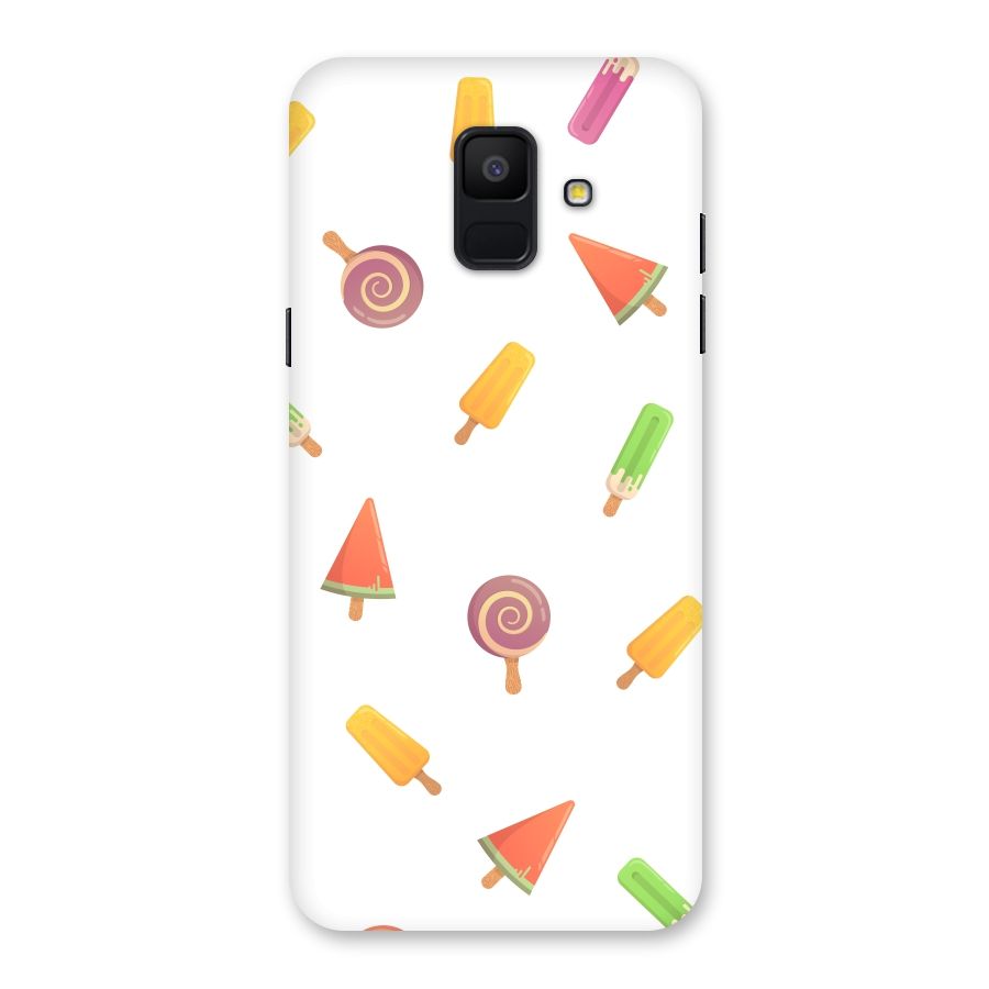 Ice Cream Colors Back Case for Galaxy A6 (2018)