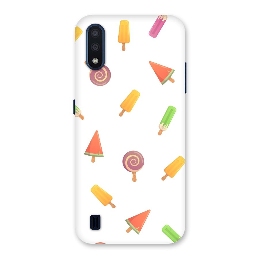 Ice Cream Colors Back Case for Galaxy M01