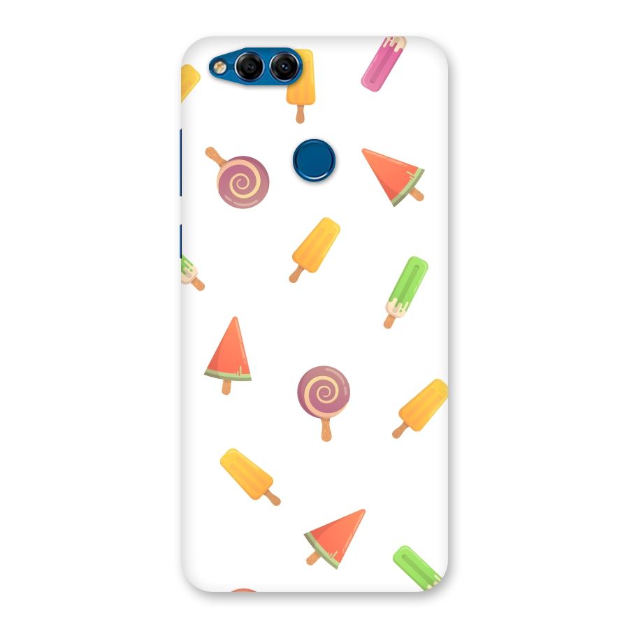 Ice Cream Colors Back Case for Honor 7X