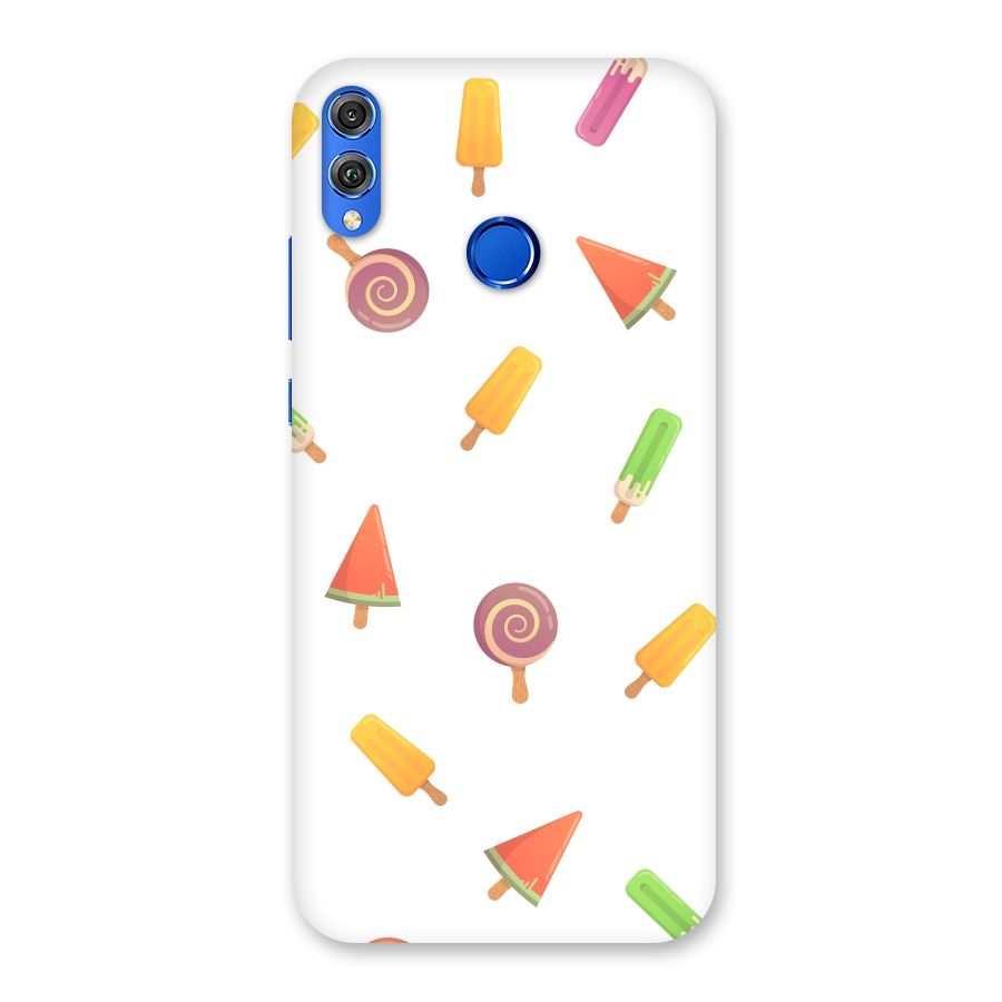 Ice Cream Colors Back Case for Honor 8X
