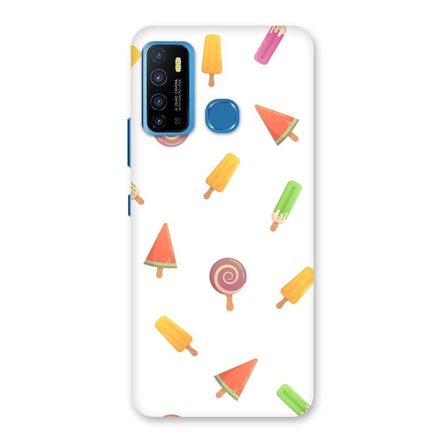 Ice Cream Colors Back Case for Infinix Hot 9