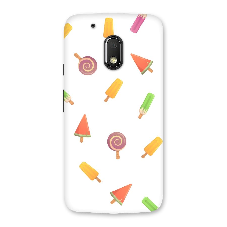 Ice Cream Colors Back Case for Moto G4 Play