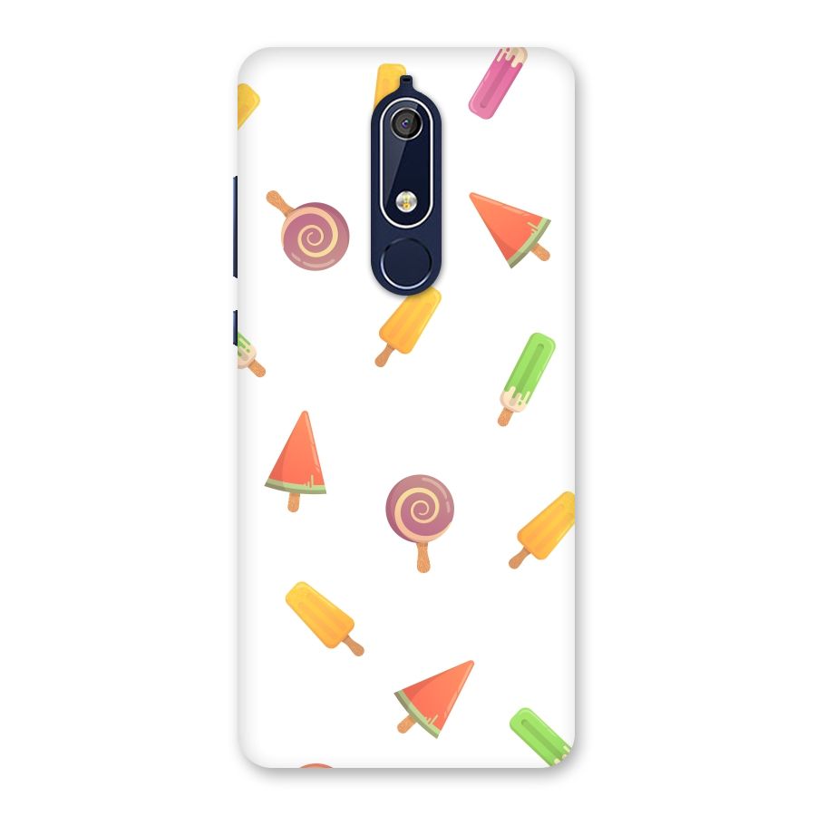 Ice Cream Colors Back Case for Nokia 5.1