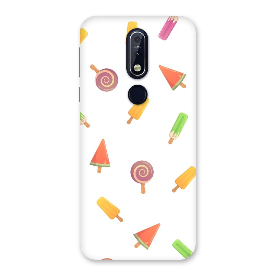 Ice Cream Colors Back Case for Nokia 7.1