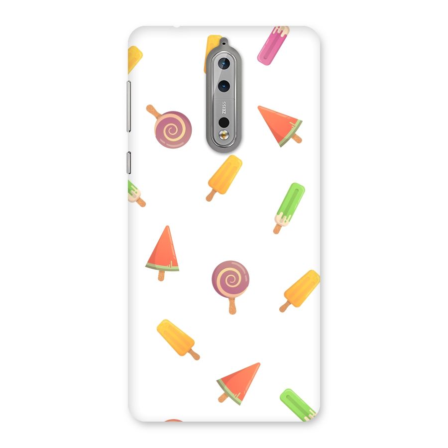 Ice Cream Colors Back Case for Nokia 8