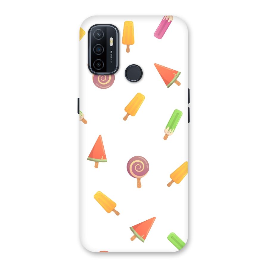 Ice Cream Colors Back Case for Oppo A32