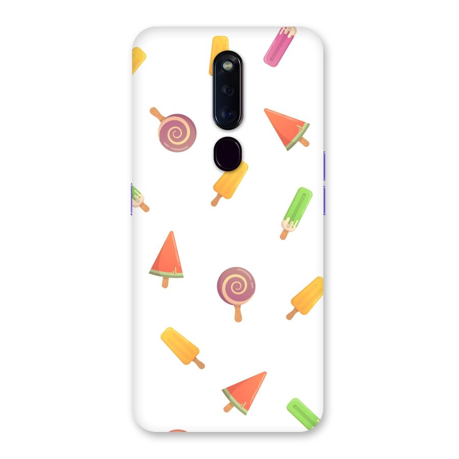 Ice Cream Colors Back Case for Oppo F11 Pro