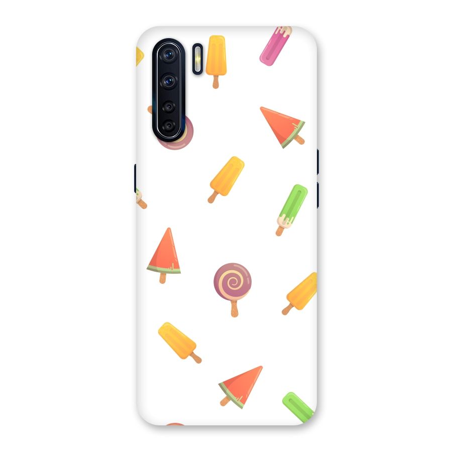 Ice Cream Colors Back Case for Oppo F15
